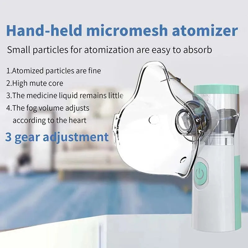 Portable Handheld Mesh Nebulizer