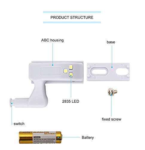 Luz LED con bisagra universal 