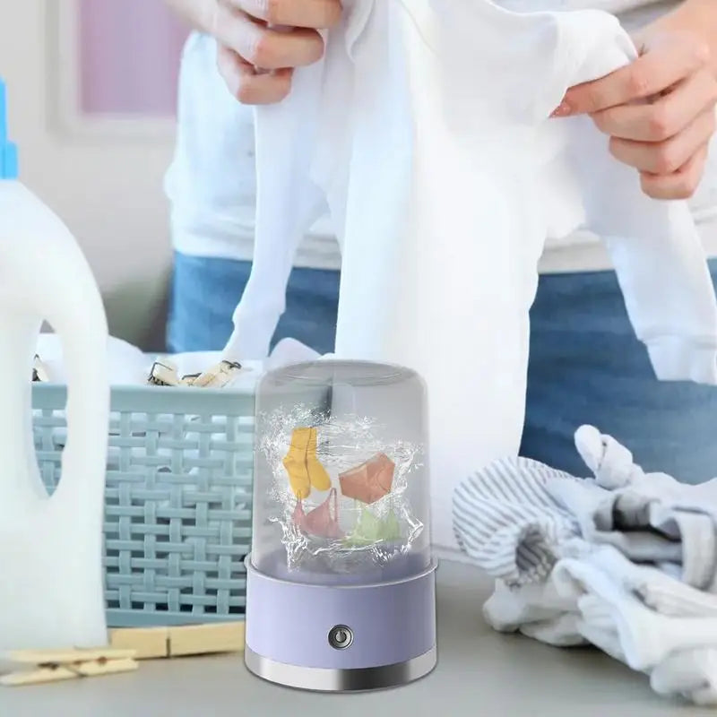 FreshWear Mini Washer – Quick, Hygienic & Effortless Cleaning!