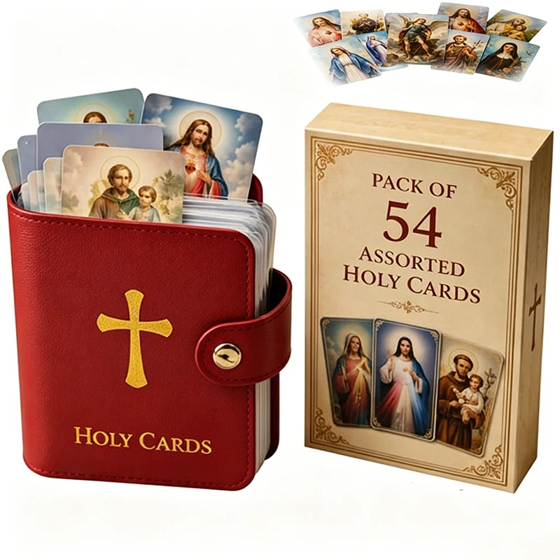 FaithKeeper™ Card Holder ✝️🤎 — Protect Your Holy Cards in Style