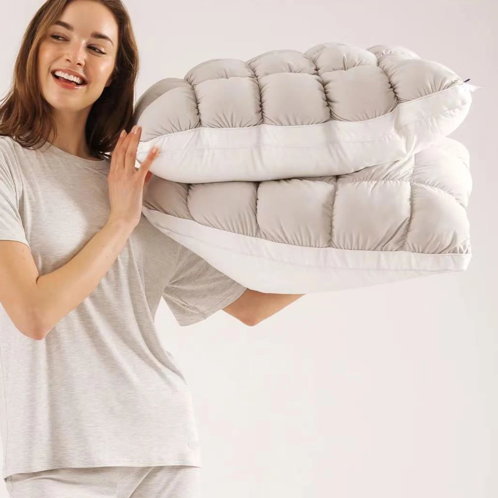 MarshmallowBreeze™ Pillow 💤❄️ — Plush, Cool & Cozy