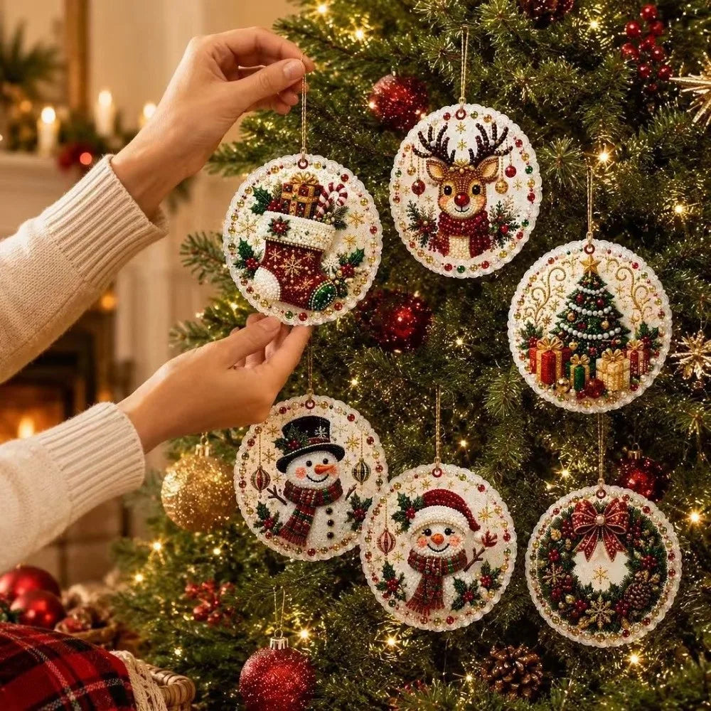 PearlSpark™ Ornaments 🎄💎 — DIY Diamond Art Christmas Fun