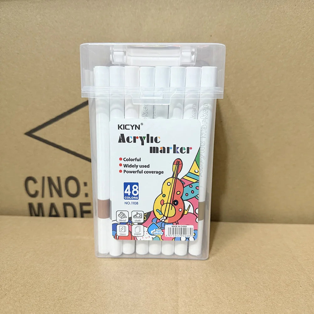 Washable Non-bleeding Stackable Colored Pencils