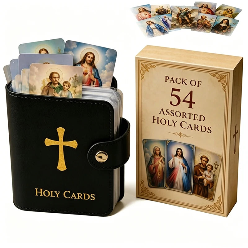 FaithKeeper™ Card Holder ✝️🤎 — Protect Your Holy Cards in Style
