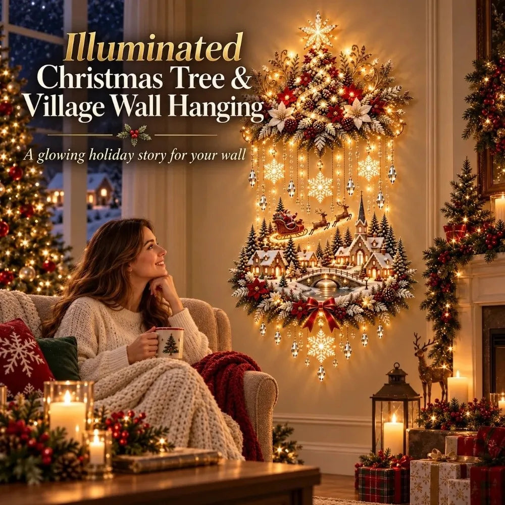 BethlehemGlow™ Star ✝️⭐ — Illuminated Nativity Wall Décor