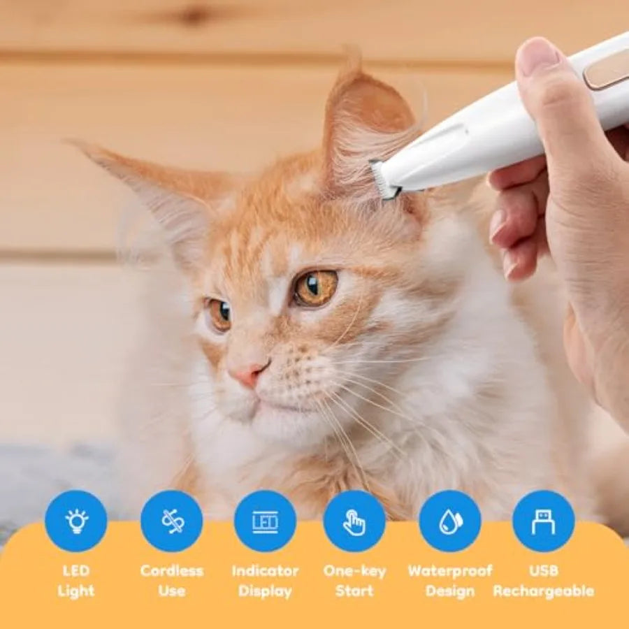 GlowGroom™ Clipper 💡🐾 — LED Precision, Stress-Free Trims