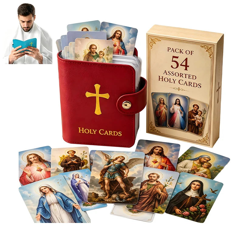 FaithKeeper™ Card Holder ✝️🤎 — Protect Your Holy Cards in Style