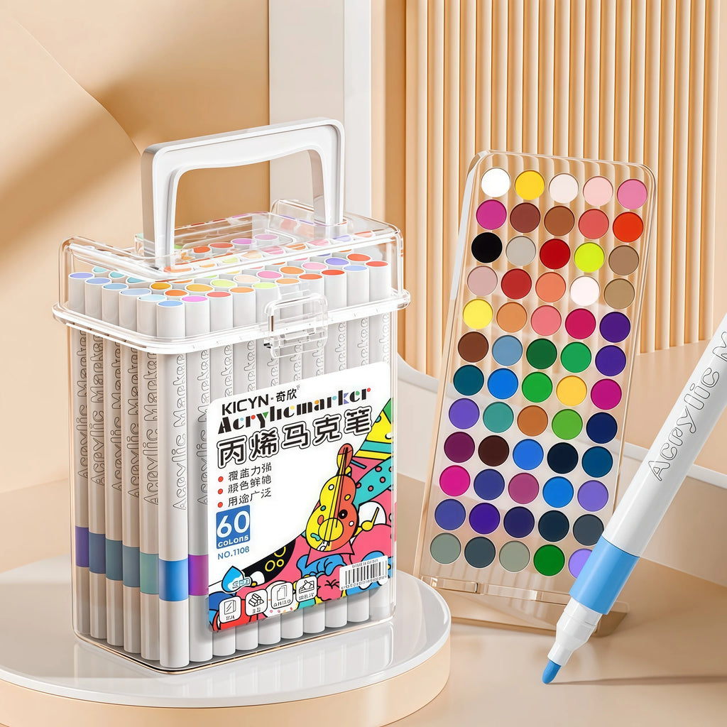 Washable Non-bleeding Stackable Colored Pencils