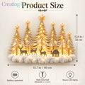 WinterGlow™ Wall Décor 🦌✨ — 3D Woodland Scene with Warm Lights