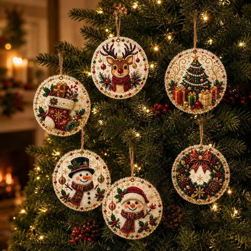 PearlSpark™ Ornaments 🎄💎 — DIY Diamond Art Christmas Fun
