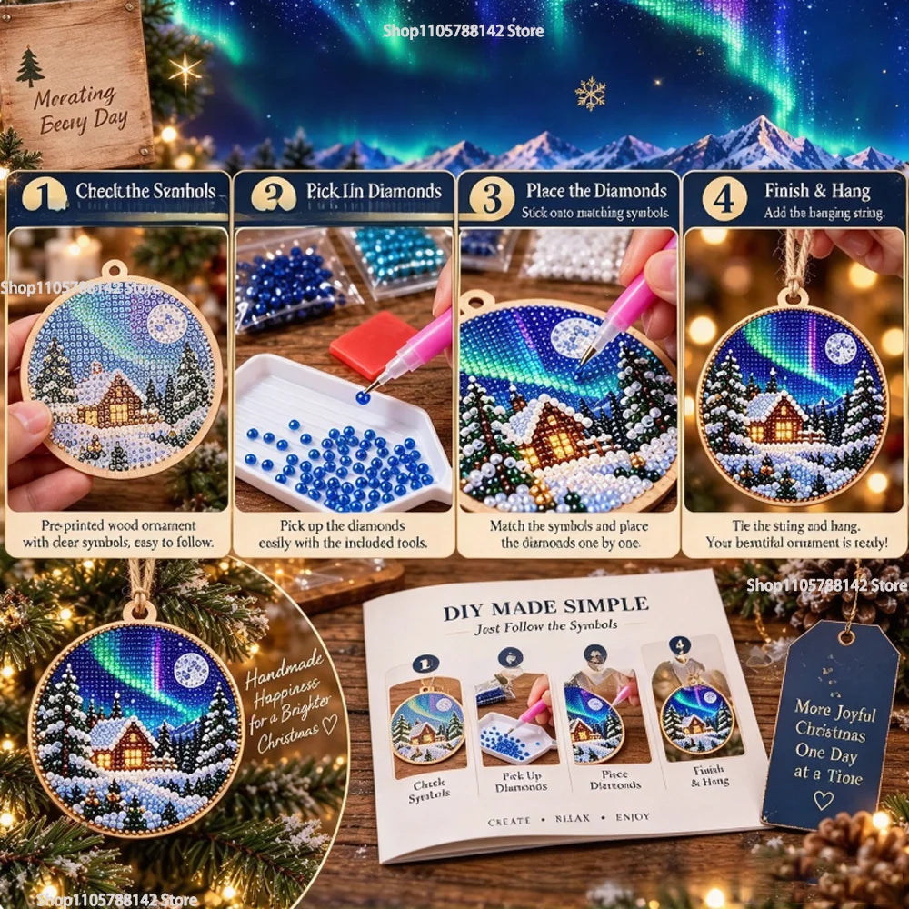 AuroraCraft™ Advent Kit 🎄💎 — 14 Days of Sparkling DIY Fun