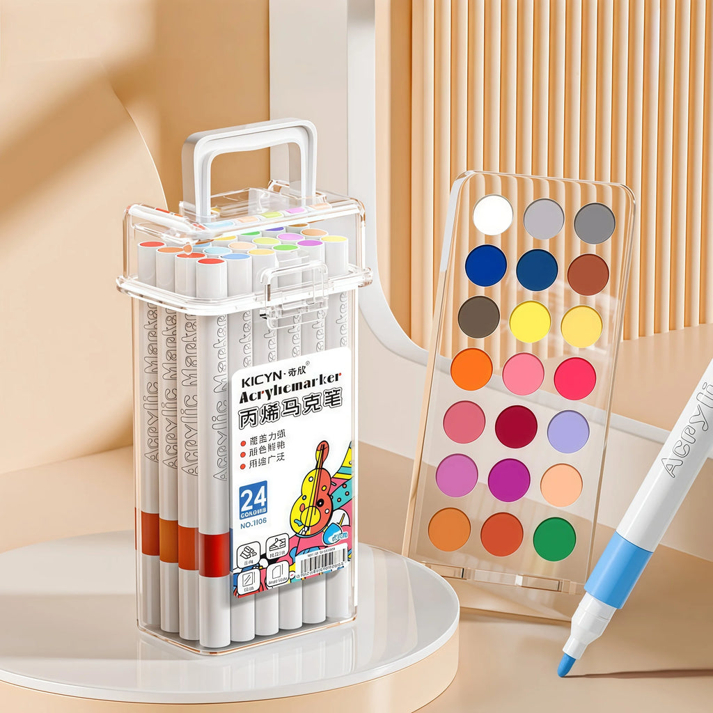 Washable Non-bleeding Stackable Colored Pencils