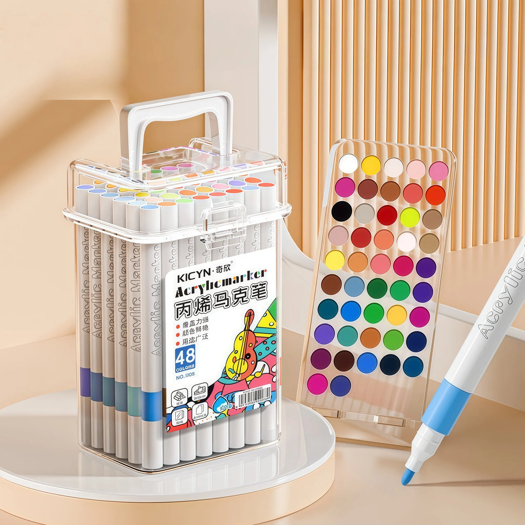 Washable Non-bleeding Stackable Colored Pencils