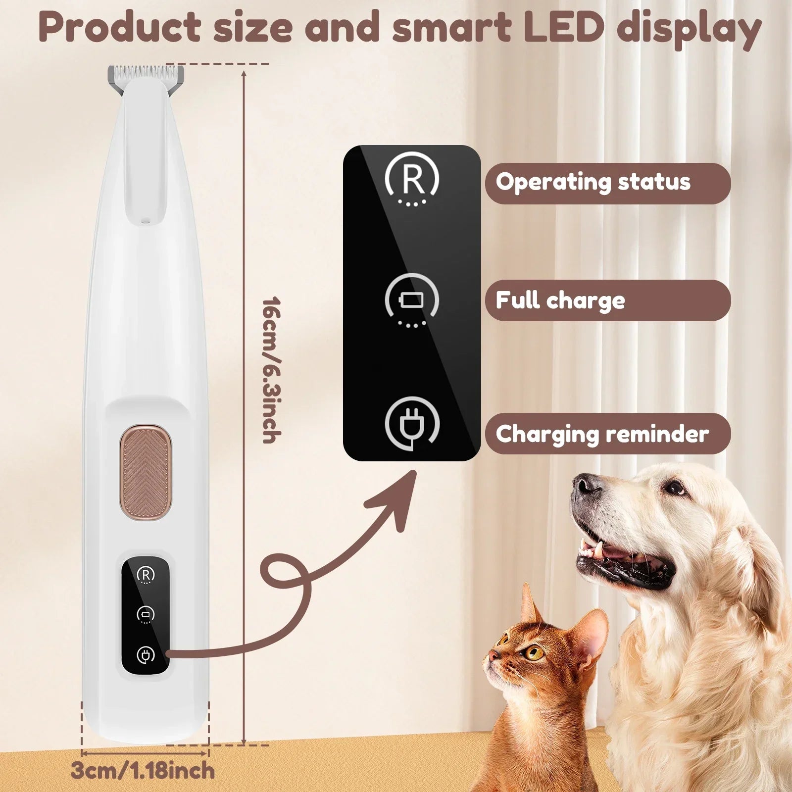GlowGroom™ Clipper 💡🐾 — LED Precision, Stress-Free Trims