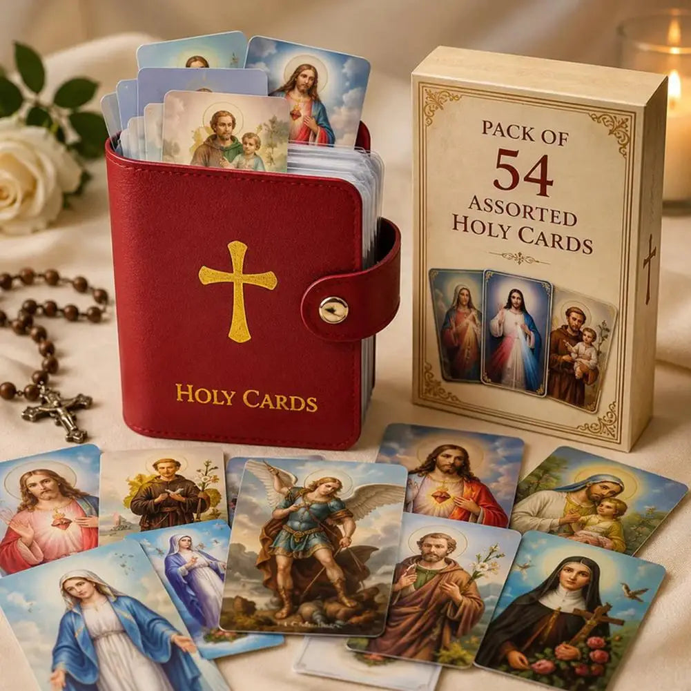 FaithKeeper™ Card Holder ✝️🤎 — Protect Your Holy Cards in Style