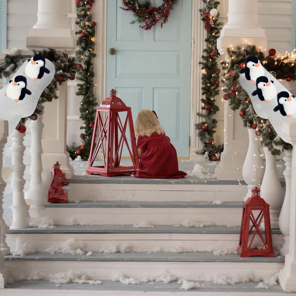 FrostyFlap™ 🐧✨ Penguin Railing Decor