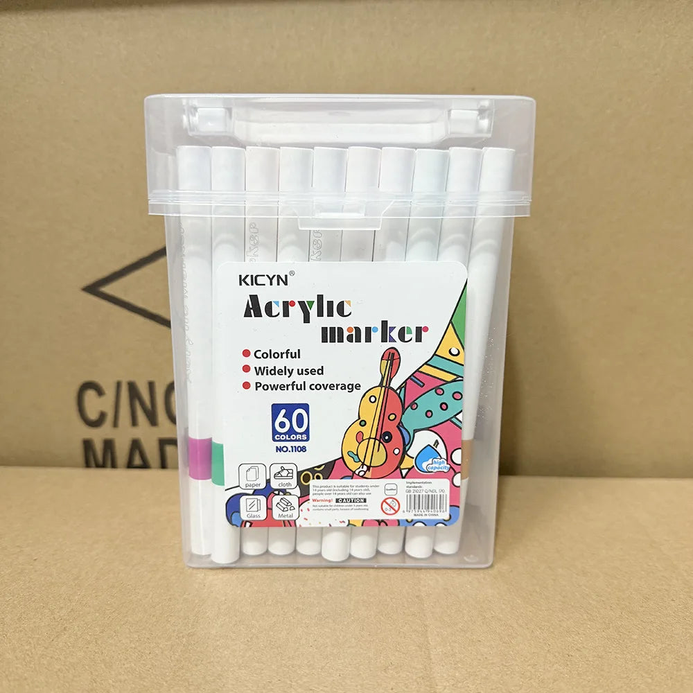 Washable Non-bleeding Stackable Colored Pencils