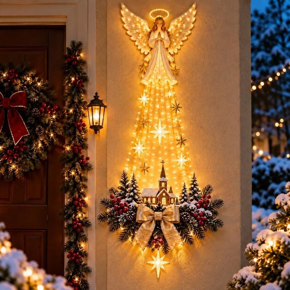 BethlehemGlow™ Star ✝️⭐ — Illuminated Nativity Wall Décor