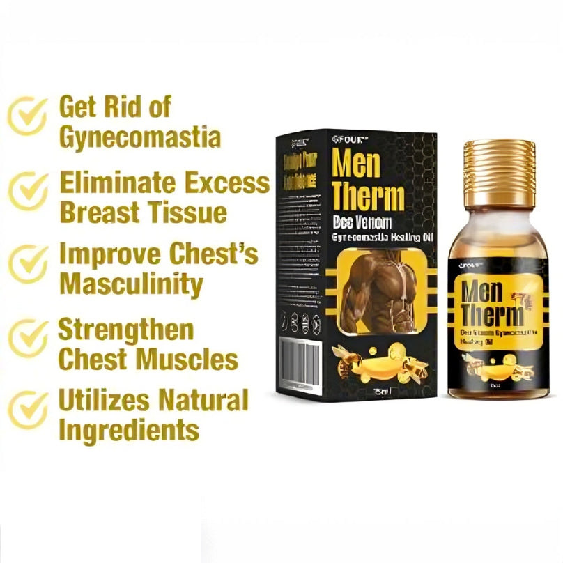 MenTherm Bee Venom Gynecomastia Heating Oil